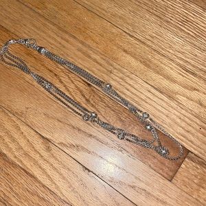 Judith ripka sterling silver necklace